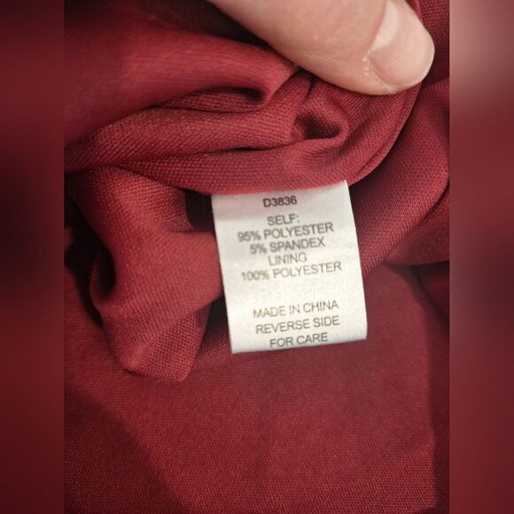 Alexia Admor red dress‎ size L - Picture 7 of 9